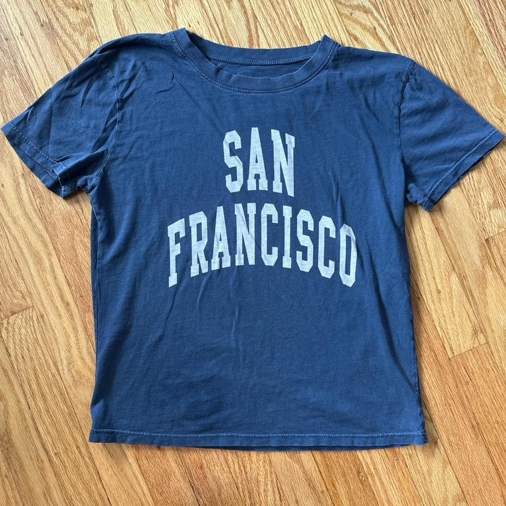 Brandy Melville Blue San Francisco T-Shirt